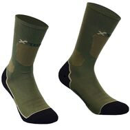  Xtech ТЕРМОНОСКИ XT12 CARBON (носки с пряжей карбон) +40° +5° (44-46, Хаки), фото 1 